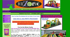 Desktop Screenshot of inthezoneforkids.com